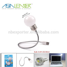 BT-4823 0.5 W 30 Lumen Flexible USD Powered lámpara LED